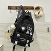 New high-value, fresh and sweet candy-colored backpack, lightweight and large-capacity backpack for junior high school students