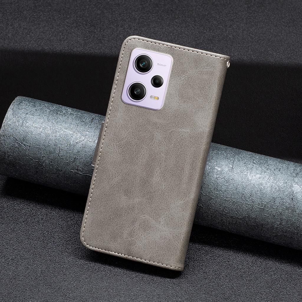 For Xiaomi Redmi Note 12 Pro 5G/Note 12 Pro Speed 5G/Poco X5 Pro 5G Case Smooth Leather Wallet Stand Mobile Phone Cover with Strap