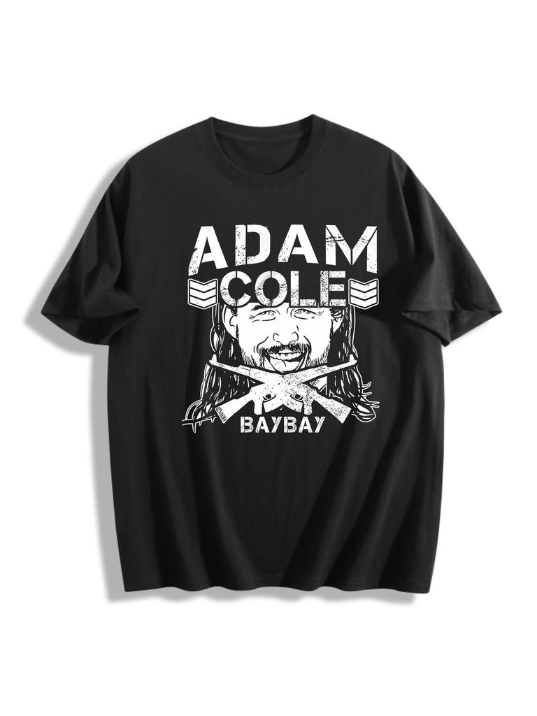 Adam Cole Baybay Wrestling Character Graphic Unisex Sports Fan Cotton Casual Tee