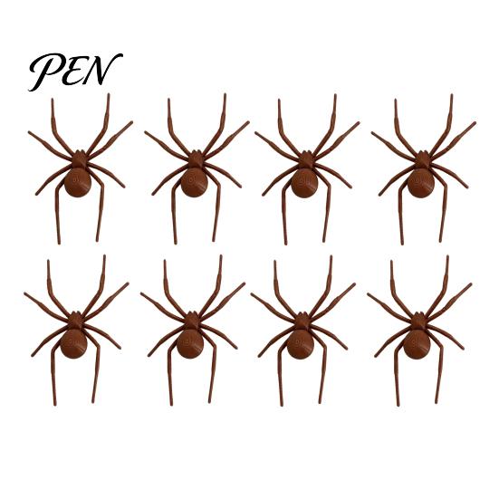 Spider Magnetic Decoration 1/4/8Pcs 3D Refrigerator Magnet for Halloween, Scary Fake Office Cabinet Decor Decoration, Halloween Prank Props,