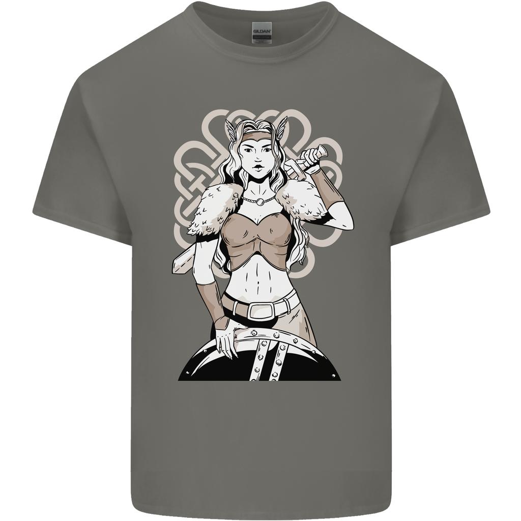 A Female Viking Shield Maiden Warrior Unisexs Light Cotton TShirt