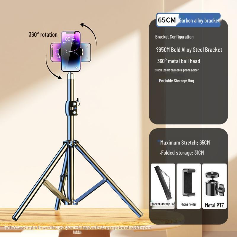 Multi-Purpose Mobile Phone Stand & Tripod for Streaming, Photography, and Self-Timer