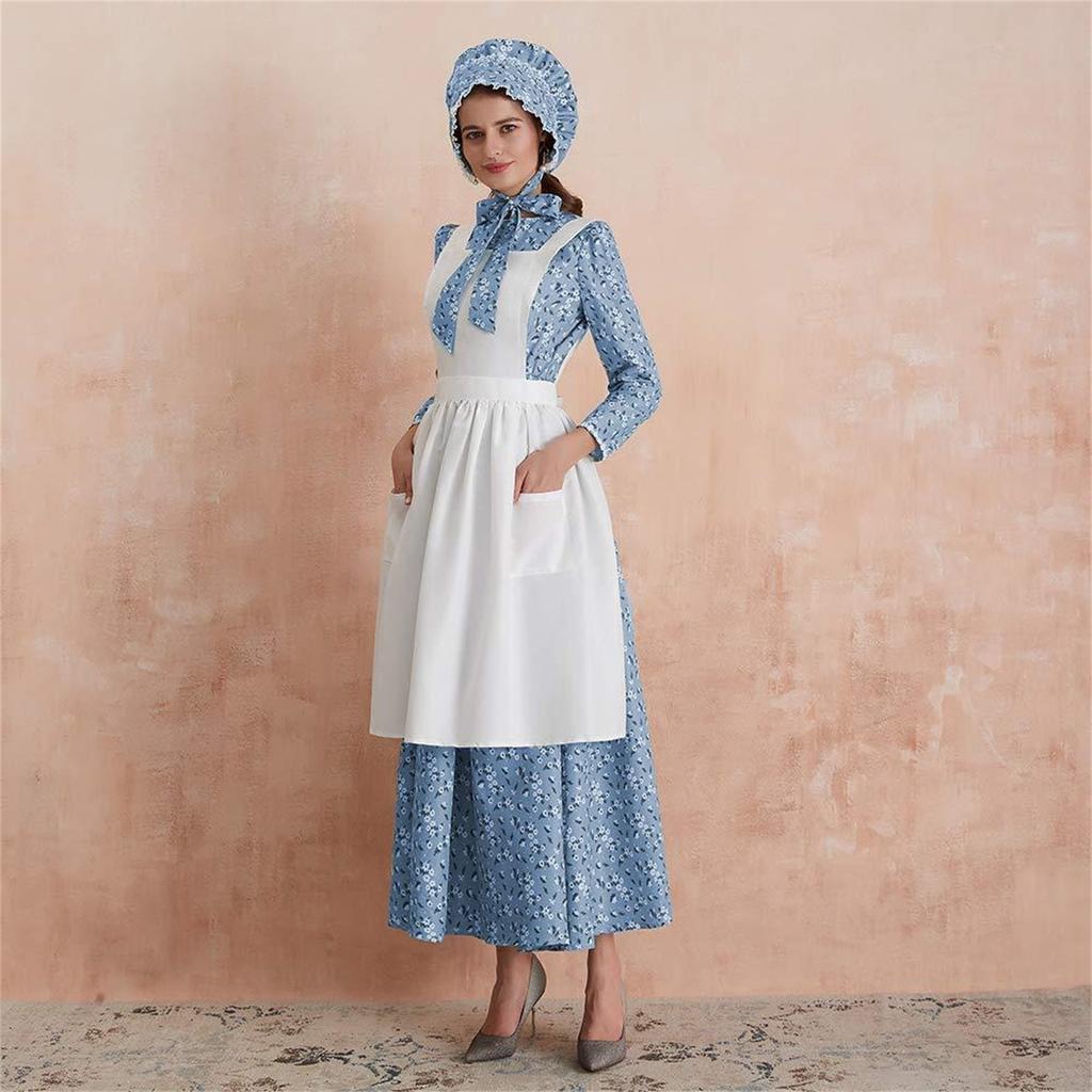 Women's Solid Colour Vintage Court Corset Cos Dresses