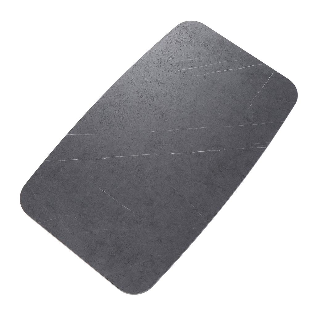 RV Table Top 29.53x17.72in Solid Wood Rectangular Boat Tabletop Panel with Marble Pattern for Marine Yacht Motorhome