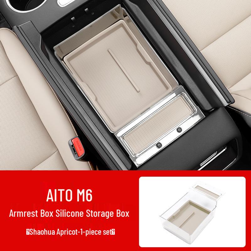 Silicone Armrest Storage Mat for 26 AITO M7/M8 Models