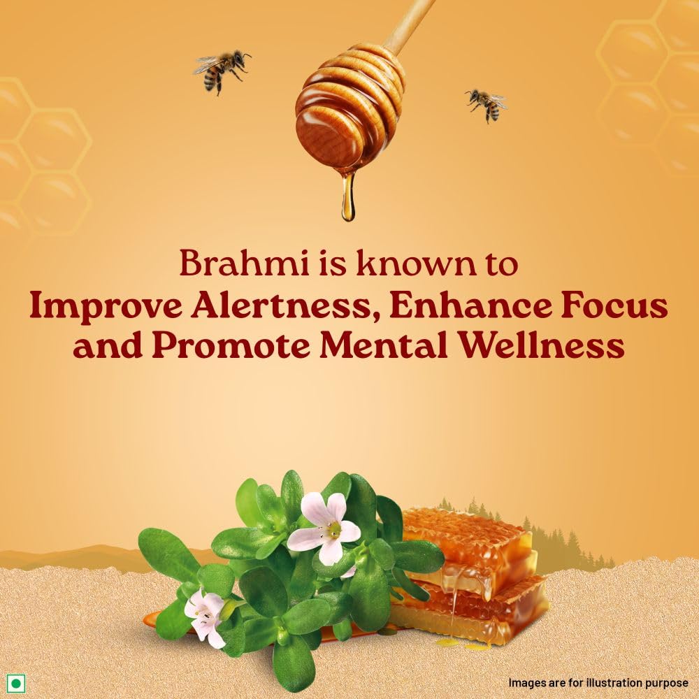 Organic India Brahmi Honey Organic Certified Multi Floral Honey For Daily Wellness Support 125 g Pack Of 1