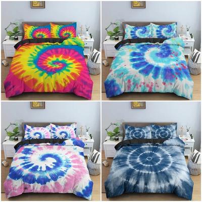 Abstraktes Buntes Batik-Bettwäscheset Bettzeug King Queen Twin Größe Bettbezug Steppdecke mit Kissenbezug Heimtextilien