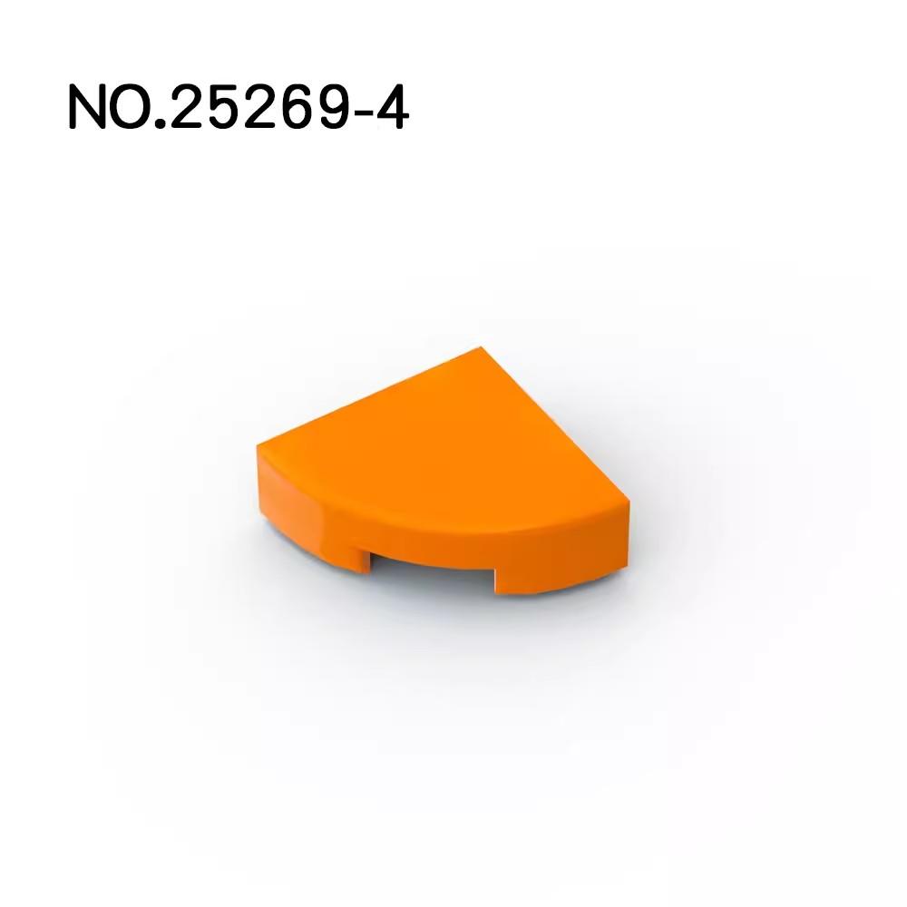 20Pcs  MOC Compatible Assembles Particles 25269 48410 Tile Round 1 X 1 Quarter Building Block Parts DIY Compatible Tech Toy