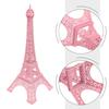 Creative Pink Eiffel Tower Model Creative Pink Eiffel Tower Model Decor Statue Eiffel Tower Figurine Office Metal Ornaments Pink