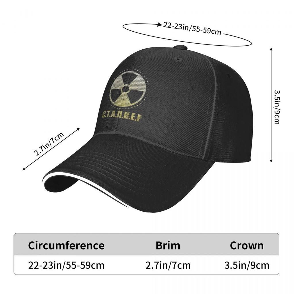 Stalker Game Baseball Cap Loner Faction Patch Fishing Casual Trucker Hat Stylish Print Women Baseball Caps