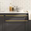 Furniture Handles 5 Pcs Golden 480 Mm Stainless Steel