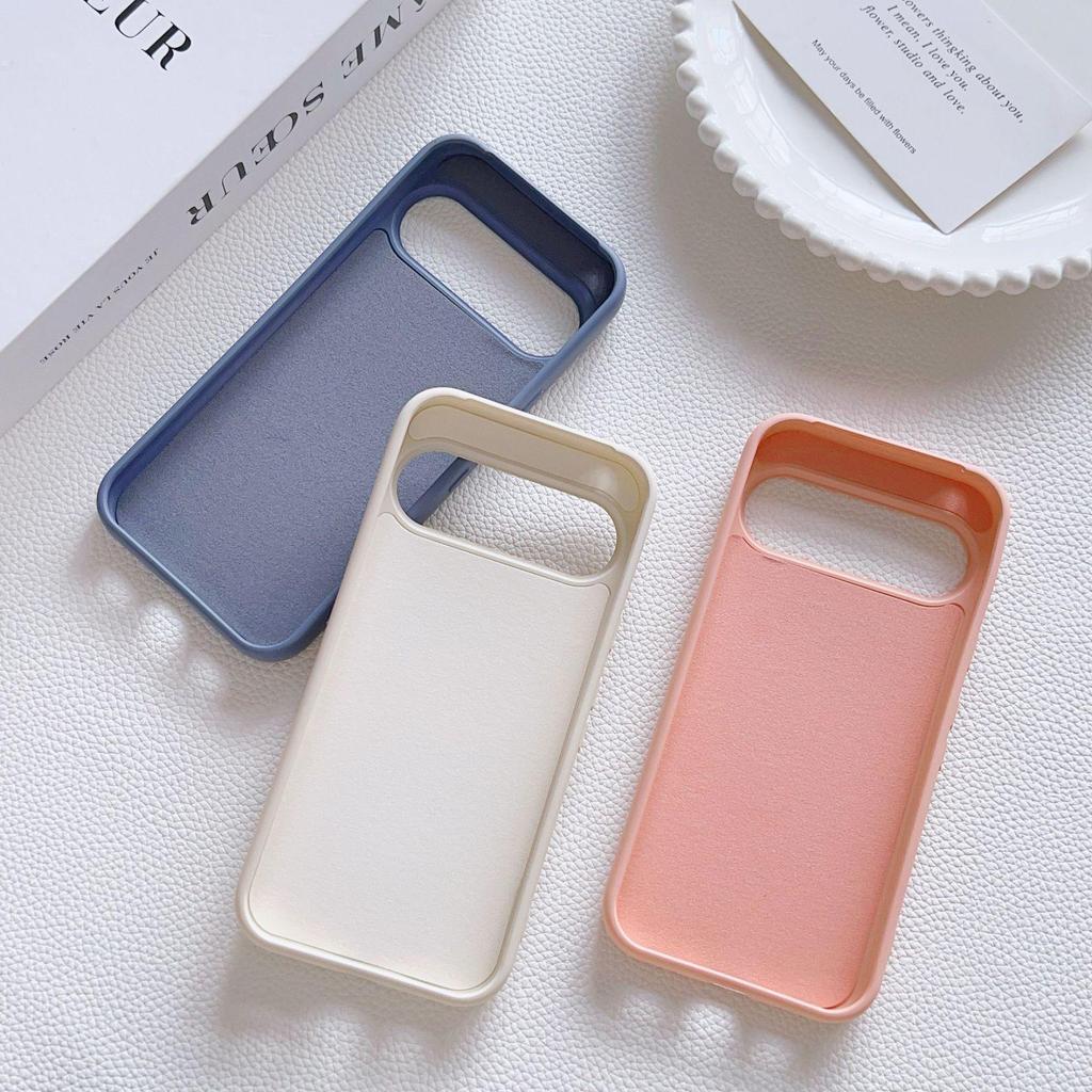 Compatible with Google Pixel 10/9/8/7/6 Pro/5: Liquid Phone Case & Protective Cover with Straight Edge Design.