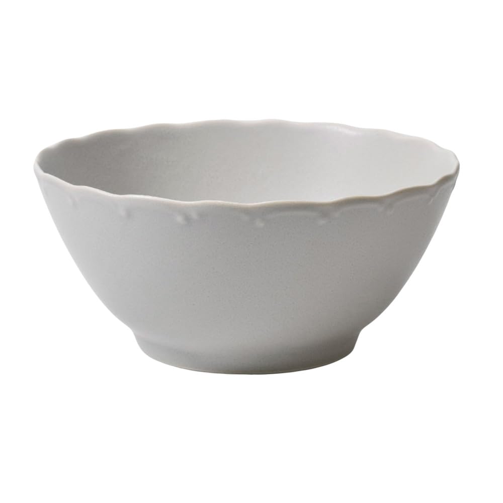 

EAST table Fina Mino ware noodle diameter x made in microwave and dishwasher product number bowl, gray, 18.8cm 8.7cm height, Japan, safe, 712-056-03 серый