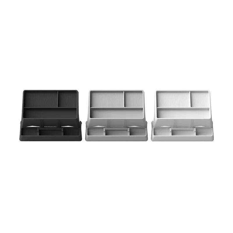 For Tesla Cybertruck 2025-2025 Central Control Screen Rear Storage Tray Dashboard Storage Box Hidden Tissue Holder Phone Bracket