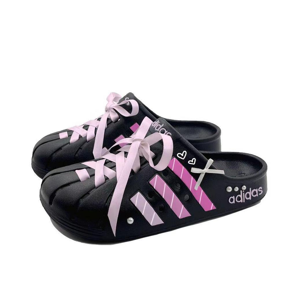 Adidas ADILETTE CLOGS No Special Function Closed Toe Slippers Unisex Black JH9848(Team641-)