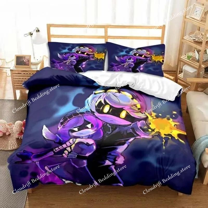 Mummy Girls Anime Bettwäsche-Set Bettbezug Bett-Set Steppdecke Kissenbezug Bettdecke King Queen Größe Jungen Erwachsene Bettwäsche-Set