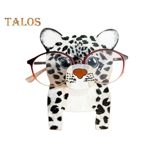 

Деревянный держатель для очков в виде животного, настольный держатель для очков в виде собаки, медведя, кошки, подставка для очков в форме животного для домашнего школьного офисного стола F