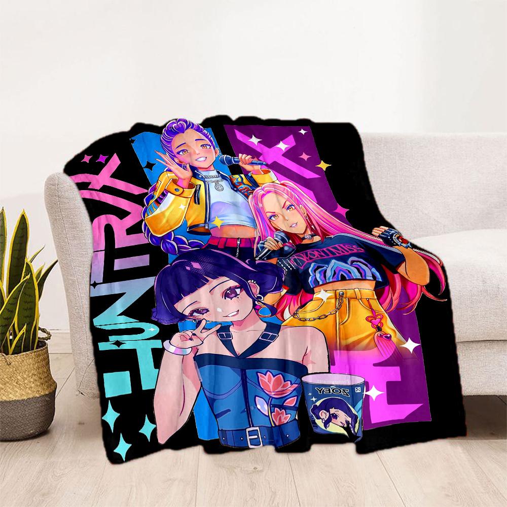 Huntress Power Squad Blanket Soft & Cozy Great for Bed Livingroom Chair Four Seasons Universal Modern Style Birthday Christmas Gift Blanket