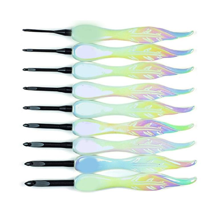 

Crochet Hook Set Aluminum Materials Ergonomic Large Handle For Various Yarn Weights And Projects 1