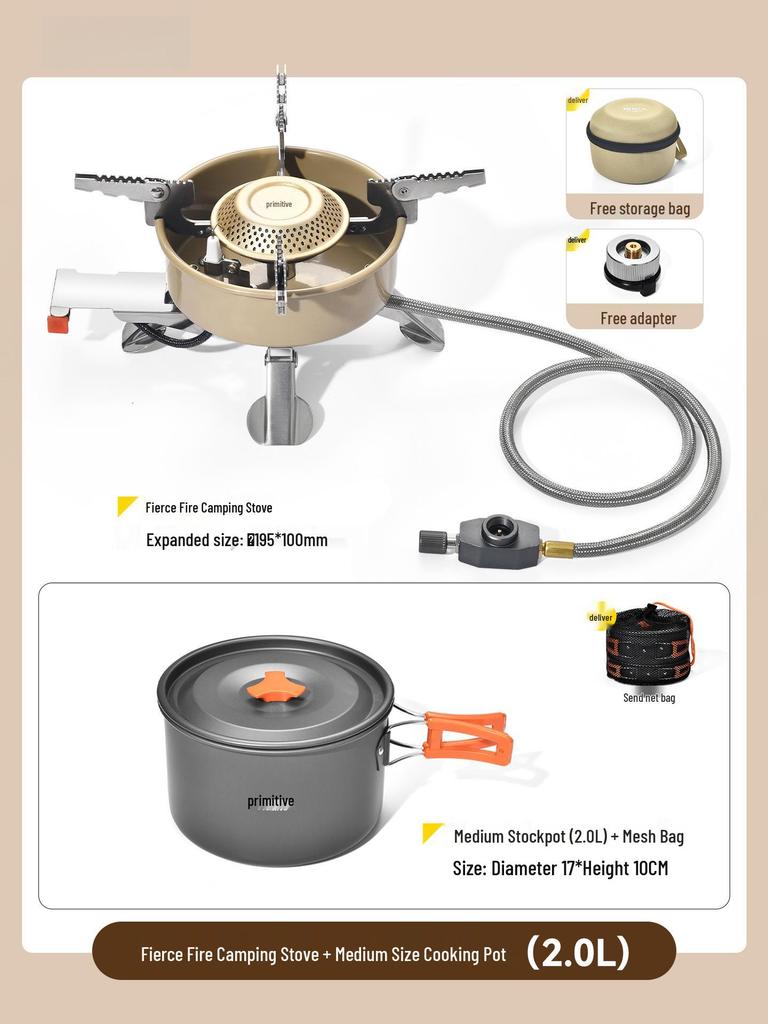 Portable Folding Gas Stove for Outdoor Camping, Tea Making & Boiling Water. Perfect for Camp Cookware.