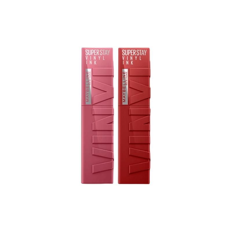 Maybelline lipstick mirror finish Double kiss