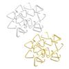 100 Pieces Alloy for Triangle Open Jump Ring Split Ring For Jewelry Making Acces