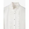 Cc Collect Frill Jacquard Blouse C261msc004c