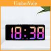 Modern Minimalist Led Digital Alarm Clock With Temperature Calendar For Bedroom Decor