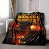 1Pc World Warcraft Cataclysm Expansion Blanket Soft And Comfortable Casual Warm Camping Travel Christmas Halloween Xmas Gift M924617