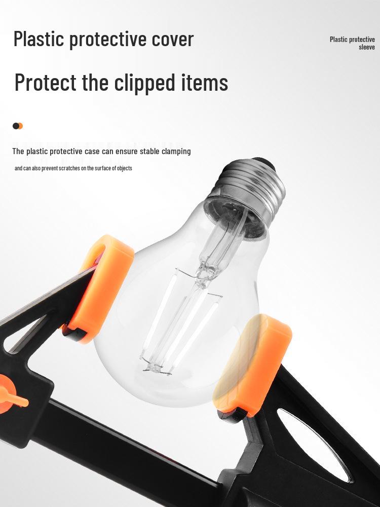 Heavy-Duty Industrial Ratchet F-Clamp for Woodworking - Quick Install Fixing Jig