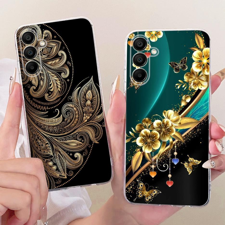 Pro Samsung Galaxy A16 5G Pouzdro SM-A166B Luxusní malovaný kryt s motýlem Měkké silikonové pouzdro Pro Samsung A16 26 36 Galaxy A56