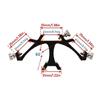 Folding Telescope Finders Mounting Brackets Metal Texture for Easy Transport and Flexible Positioning During Observations