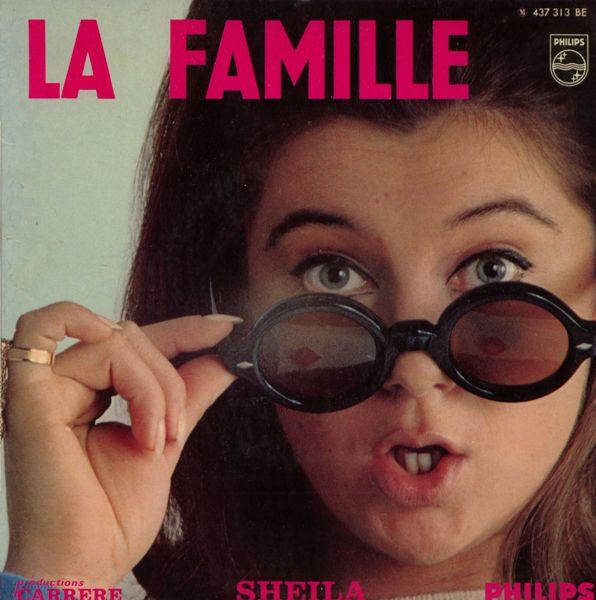 7inch Record SHEILA  La Famille 437313BE PHILIPS 1967 France Rock Used