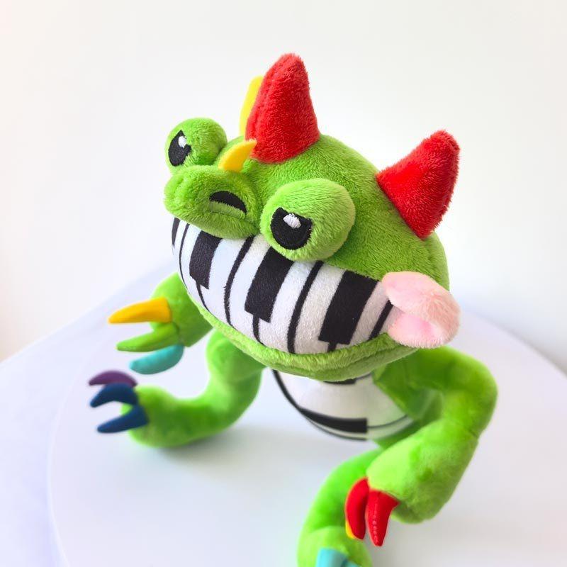 33cm Poppy Playtime Piano Dragon Plush Toy Cute Piano Dragon Cloth Doll Soft Plush Toy Collectible Gift Suitable for Game Enthusiasts and Children