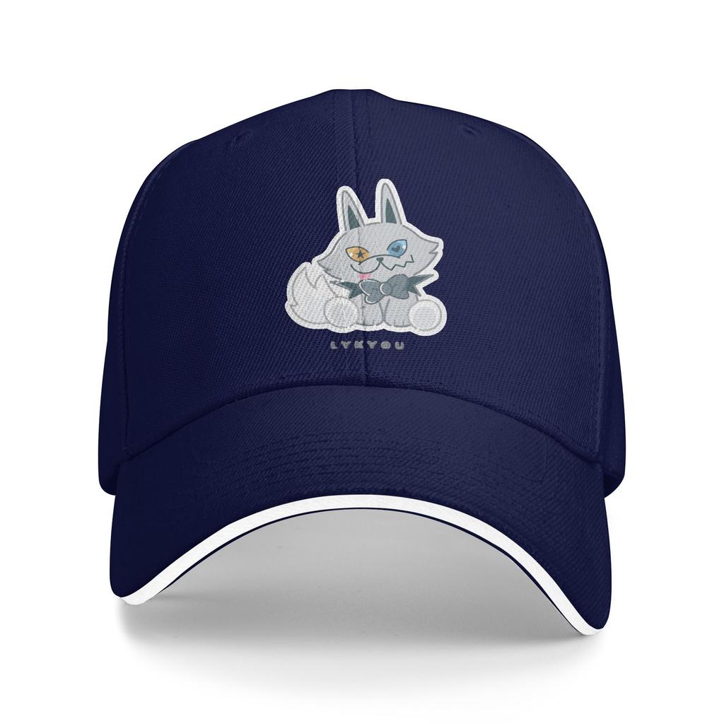 Lykyou LYKN Music Baseball Cap Casual Sandwich Hats Men Women Breathable Caps Hat Outdoor