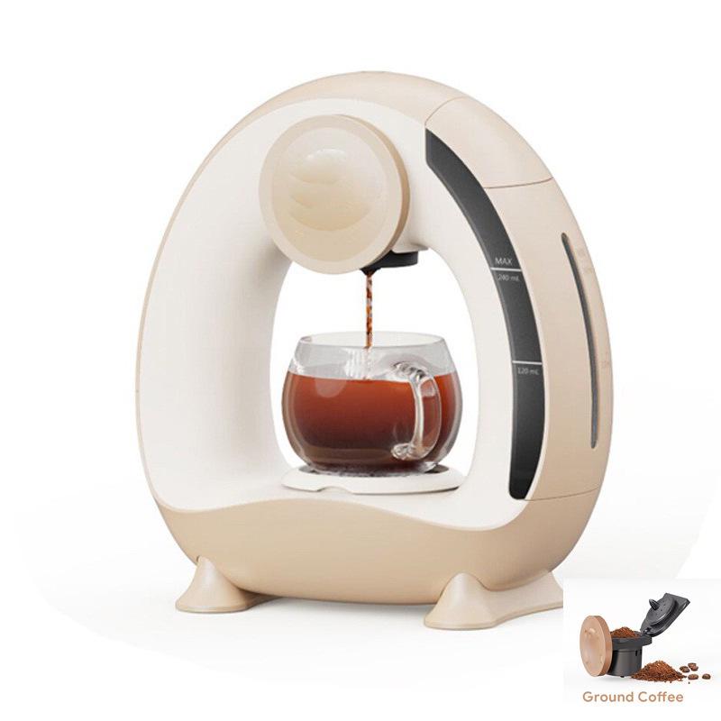 Hairui přenosný tichý mini kávovar na překapávanou kávu