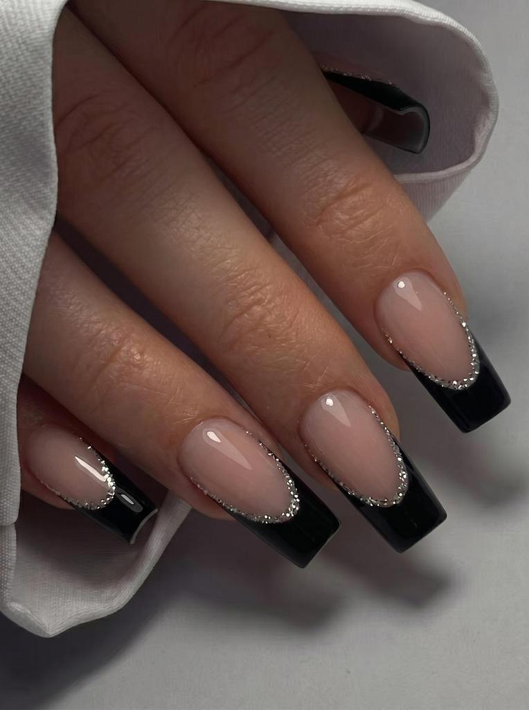 Pegatinas Desmontables para Uñas Estilo Europeo y Americano - Uñas Postizas Simples y Llevables