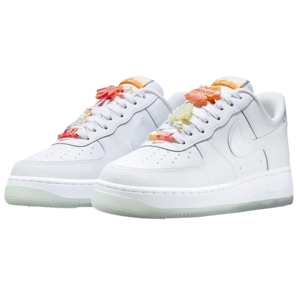 Nike Sneakers da donna Air Force 1 Low Beach Sunset Bianco Azzurro Ghiaccio IB8875-111