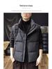 Men's 2025 American Style High Loft Down Vest - Thickened and Fluffy for Winter Warmth