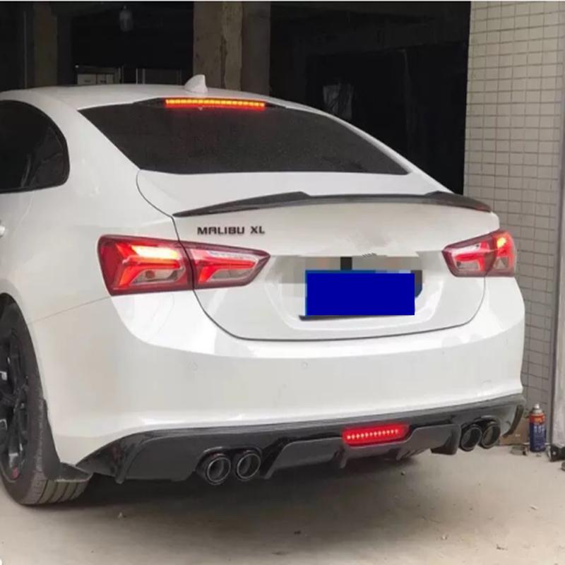 Rear Trunk Lid Car Spoiler For 2016 17 18 19 20 21 22 23 2024 Chevrolet Malibu XL ABS Plastic Material Accessories Parts