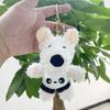 Plush Animal Charming Keychain Collection Featuring Cute Dogs Cats Frogs And Bears