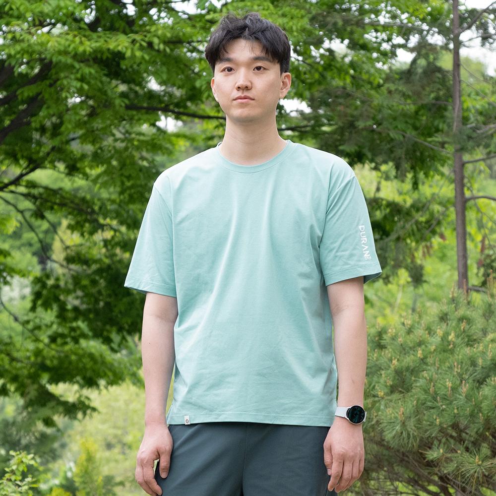 Duran Soft Sorona Relaxed Fit Crew Neck T-Shirt Dtu4S-3070 3 Colors Black/L