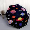1pc Space Planets Fashionable Automatic Opening/Closing Folding Umbrella with 8 Bones, Windproof Portable, Daily Use80