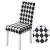 Floral Print Stretch Chair Cover For Dining Room Office Banquet Elastic Armchair Protector Slipcover
