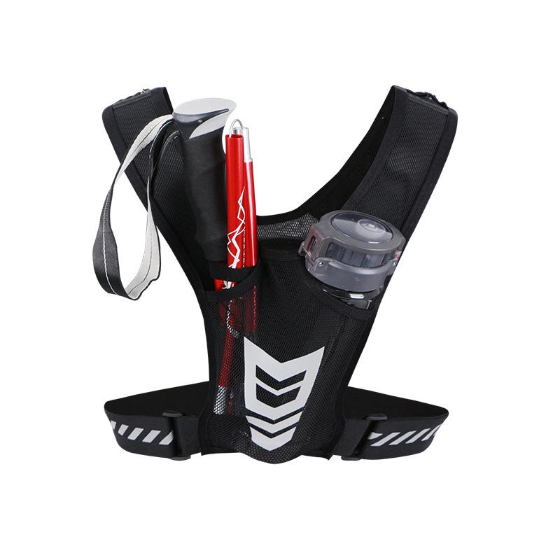 Reflective Sport Backpack: Large Capacity for Cycling, Running, Hiking - Holds Water Bottle & Phone