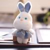 Adorable Small Bunny Plush Toy Cute Rabbit Doll Bag Charm Keychain Accessory Soft Fluffy
