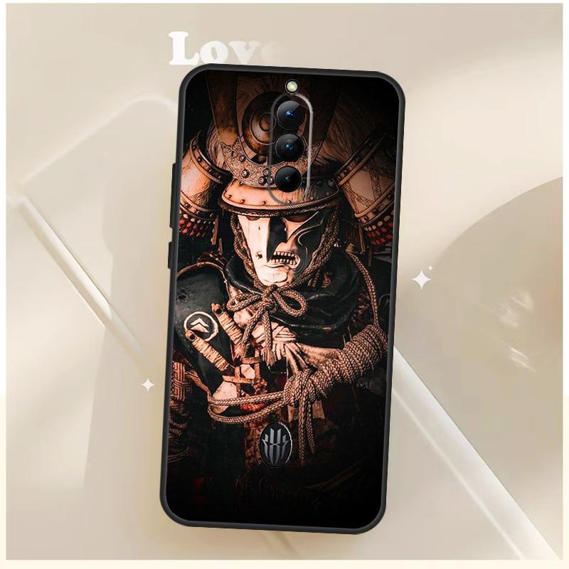 Anime Japanese Samurai Case For ZTE Nubia Red Magic 6 7 6S 7S 8S 9S 10S Pro For RedMagic 10 8 9 11 Pro Plus Cover