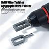 Drill Wire Twister Electric Twisting Tool, Heavy Duty for with 1/4" Precise Tension Hex Shank, Professional Tool Fencing, Rebar Tying And Construction