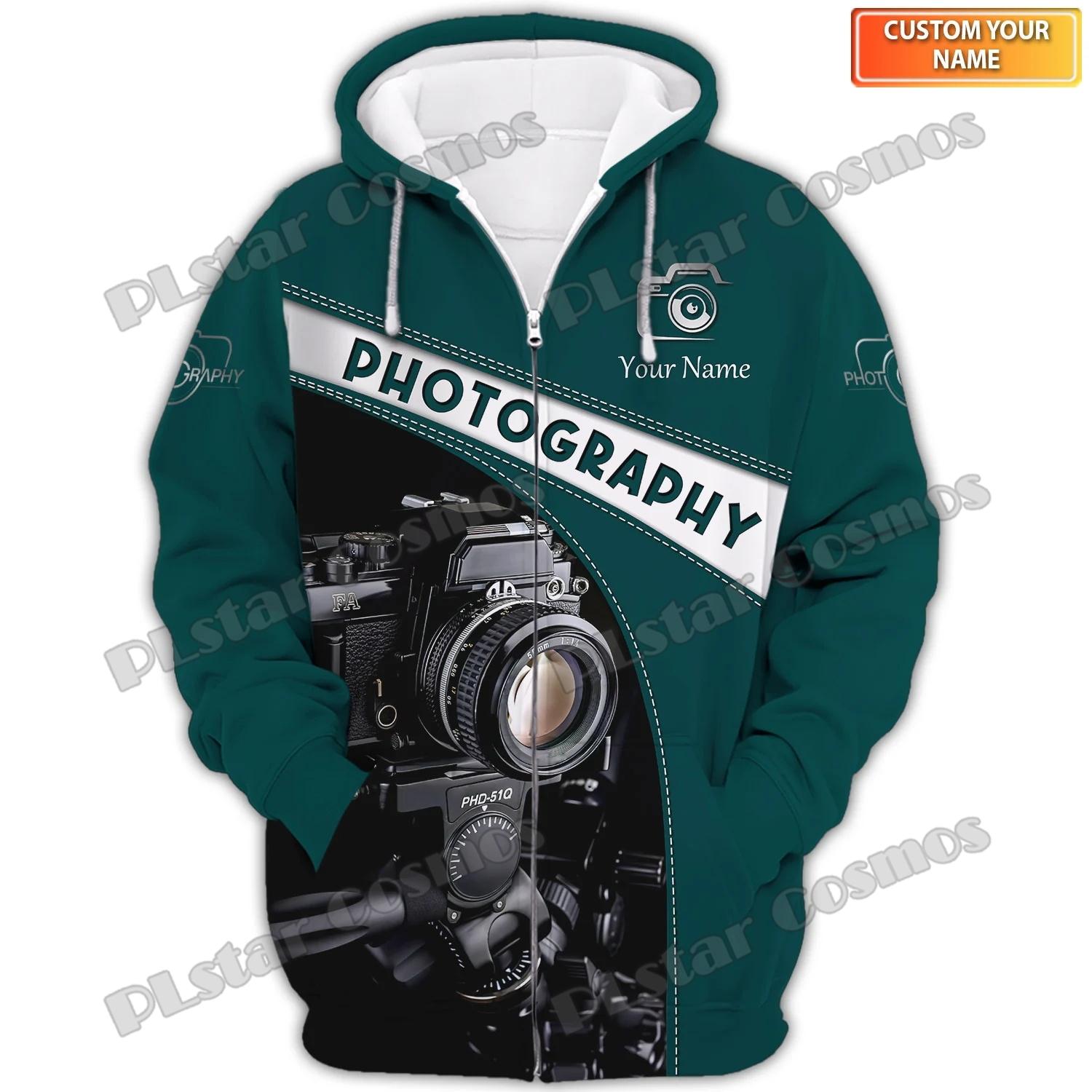 

Имя пользователя Камера Рисунок Дизайн Фотограф 3D Печатный Модный Мужской Застежка Толстовка Осень Унисекс Повседневный Застежка Пуловер ADW131 S