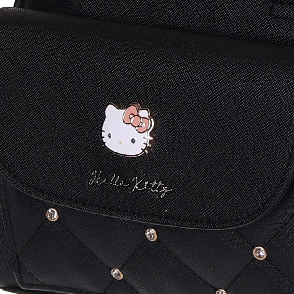 Sanrio Characters Boston Shoulder X X Synthetic Leather Bag, 16.5 19.5 10cm, 347g, (Hello Kitty)